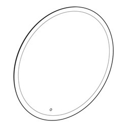 Geberit Lichtspiegel Option Round d 90cm, direkte-/indirekte Beleuchtung