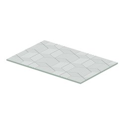 Duravit Glaseinleger DuraSquare 57x31cm, Sicherheitsglas, Cubic line