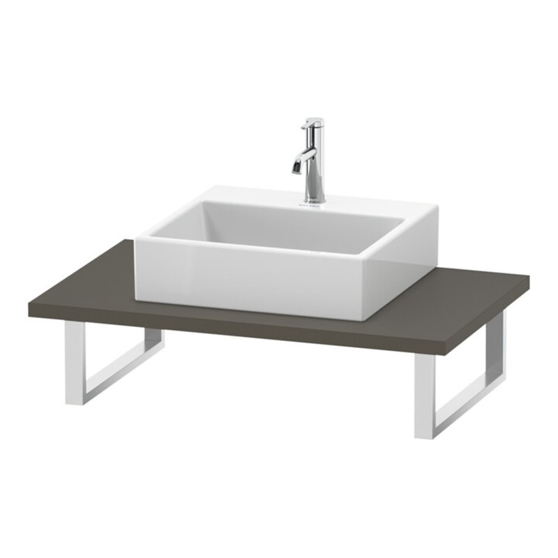 Duravit Konsole L-Cube 80-200x55cm, 1 AS, Stä 3cm, f Gr s-matt