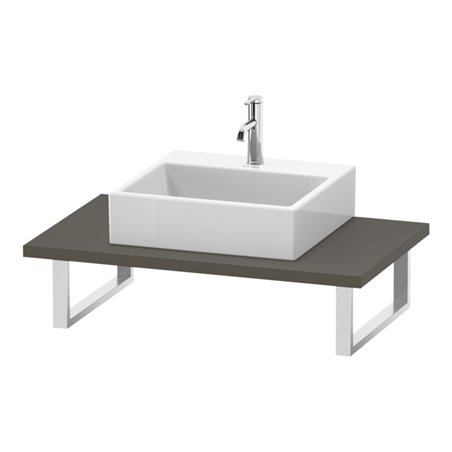 Duravit Konsole L-Cube 80-200x55cm, 1 AS, Stä 3cm, f Gr s-matt