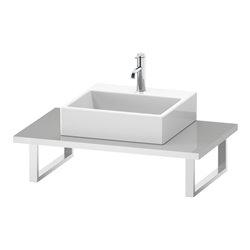 Duravit Konsole L-Cube 80-200x55cm, 1 AS, Stä 3cm, f Gr s-matt
