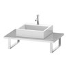 Duravit Konsole L-Cube 80-200x55cm, 1 AS, Stä 3cm, f Gr s-matt