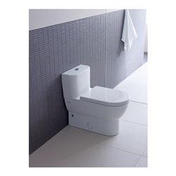 Duravit WC-Sitz Starck o Absenkaut., Scharnier Edelstahl, weiß