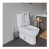 Duravit WC-Sitz Starck o Absenkaut., Scharnier Edelstahl, weiß