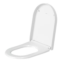 Duravit WC-Sitz Starck o Absenkaut., Scharnier Edelstahl, weiß