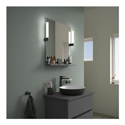Duravit Spiegel-Ablage Sivida 65x65x3,6cm, graph ma, mont., sw