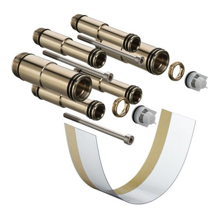 hansgrohe Verlängerungsset Axor One 25mm, f Grundk. UP-Thermostat., chrom