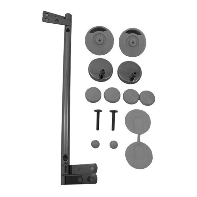 Duravit Scharnier-Set f Sitz ohne Absenkautomatik, Edelstahl