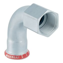 Geberit Übergangsbogen Mapress C-Stahl d 54xR 2, 90G, m IG, außen verzinkt