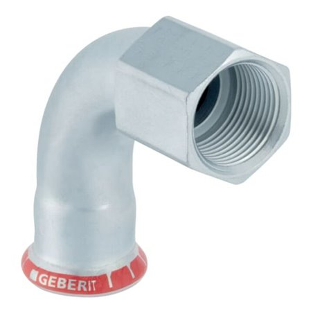 Geberit Übergangsbogen Mapress C-Stahl d 54xR 2, 90G, m IG, außen verzinkt