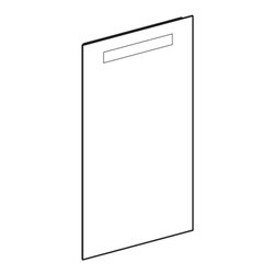Geberit Lichtspiegel Option Basic Beleuchtung oben, 40x70cm
