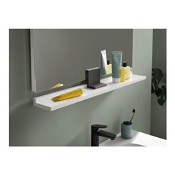 Duravit Spiegel-Ablage Sivida 65x65x3,6cm, we. ma, mont., sw