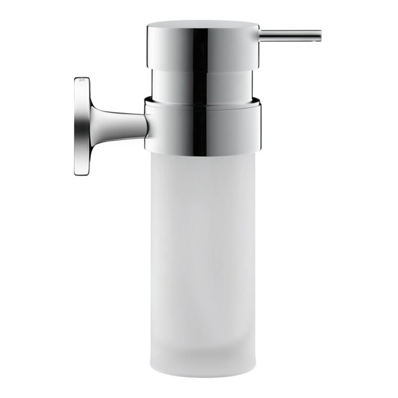 Duravit Seifenspender Starck T 6x12,6cm, Wandmont., Gl. we matt, chrom