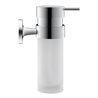 Duravit Seifenspender Starck T 6x12,6cm, Wandmont., Gl. we matt, chrom