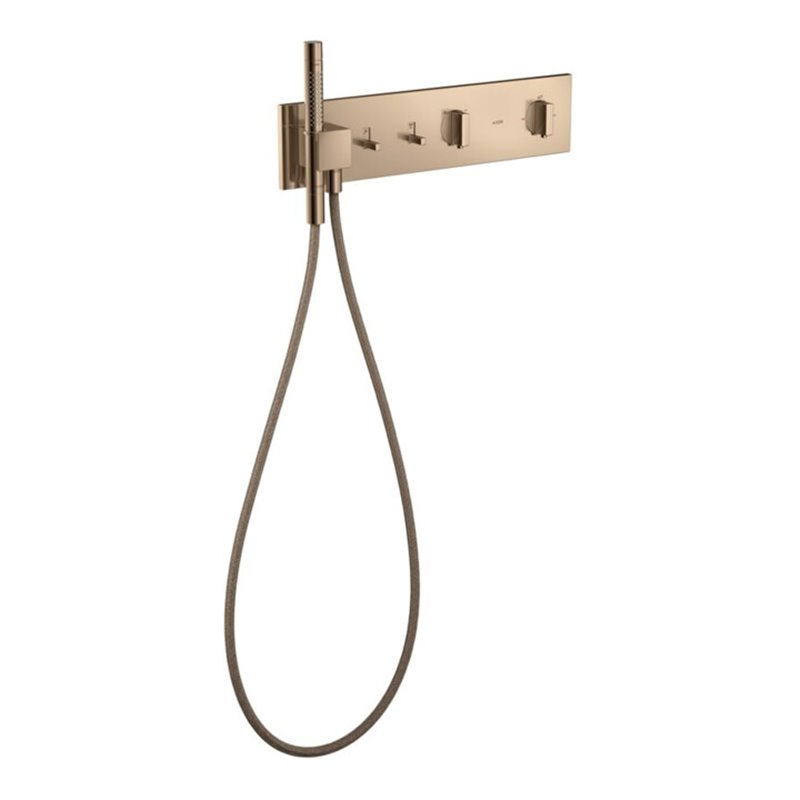 hansgrohe Fertigset ShowerComposition UP-THM, 2 Verbraucher, polished red gold