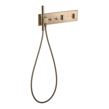 hansgrohe Fertigset ShowerComposition UP-THM, 2 Verbraucher, polished red gold