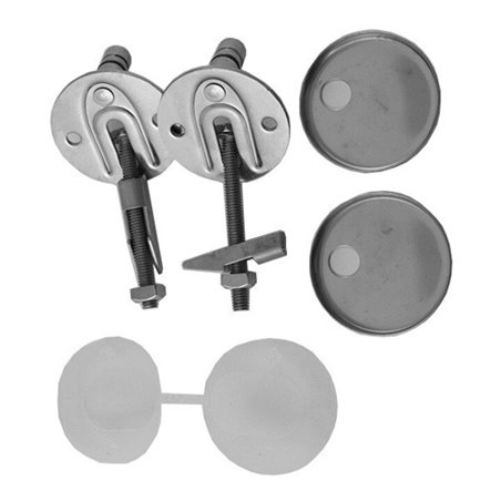 Duravit Scharnier-Set f Sitz m/o Absenkautomatik, Edelstahl