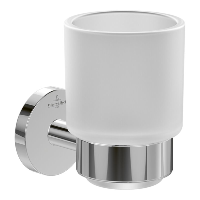 V&B Glashalter Elements Tender 74x96x100mm, Gl. satiniert, brushed gold