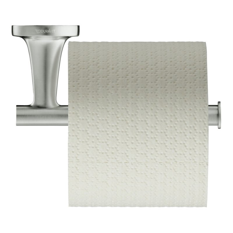 Duravit Papierrollenhalter Starck T 15,2x7,6cm, seitl., Edelstahl gebürstet