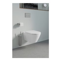 Duravit Papierrollenhalter Starck T 15,2x7,6cm, seitl., Edelstahl gebürstet