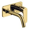 hansgrohe Fertigset Axor Citterio M UP-Waschtisch-Einhebelmischer, A 167mm, m Pl., pol. gol opt