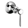 hansgrohe Fertigmontageset Axor Montreux UP-Absperrvtl., m Hebel, brushed nickel