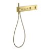 hansgrohe Fertigset ShowerComposition UP-THM, 3 Verbraucher, brushed brass