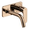 hansgrohe Fertigset Axor Citterio M UP-Waschtisch-Einhebelmischer, A 167mm, m Pl., pol. r gol