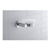 Duravit Seifenschale D-Code 13,5x12cm, Gl. we. ma, Sch links, chrom