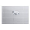 Duravit Seifenschale D-Code 13,5x12cm, Gl. we. ma, Sch links, chrom