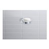 Duravit Seifenschale D-Code 13,5x12cm, Gl. we. ma, Sch links, chrom