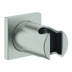 Grohe Handbrausehalter Rainshower n. verschließb., eck Rosette, supersteel