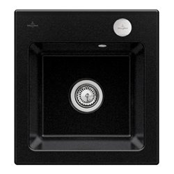 V&B Spüle Subway 45 XS m Abl.garn, Exzenter, Chrom CeramicPlus