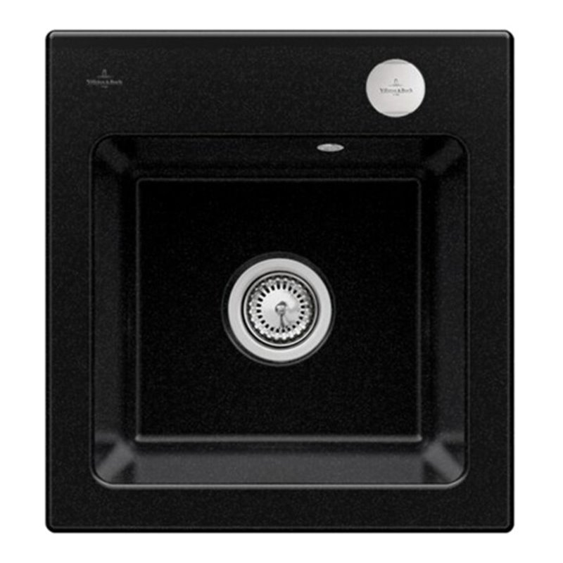 V&B Spüle Subway 45 XS m Abl.garn, Exzenter, Chrom CeramicPlus