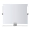 Duravit Spiegel-Ablage Sivida 85x65x3,6cm, Weiß Matt, montiert, chrom