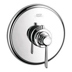 hansgrohe Fertigset Axor Montreux HF UP-THM, mit Hebelgriff, brushed nickel