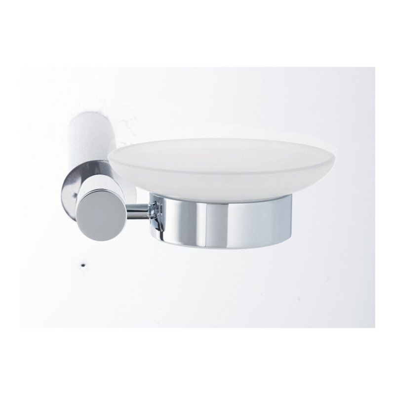 Duravit Seifenschale D-Code 13,5x12cm, Gl. we. ma, Sch rechts, chrom