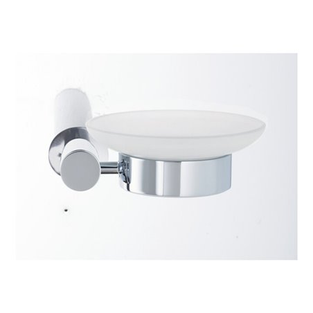 Duravit Seifenschale D-Code 13,5x12cm, Gl. we. ma, Sch rechts, chrom