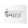 Duravit Seifenschale D-Code 13,5x12cm, Gl. we. ma, Sch rechts, chrom
