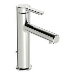 Hansa Waschtisch-Einhebelmischer HANSADESIGNO Style He o, m Gar, Ausl. 125mm, chr