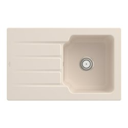 V&B Spüle Architectura 45 m Abl.garn, Hand., ivory CeramicPlus