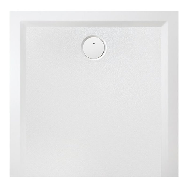 Hoesch Mineralguss-Duschwanne Muna 70x70x3cm, schiefergr, Soliq., AR