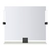 Duravit Spiegel-Ablage Sivida 85x65x3,6cm, grün ma, mont., sw