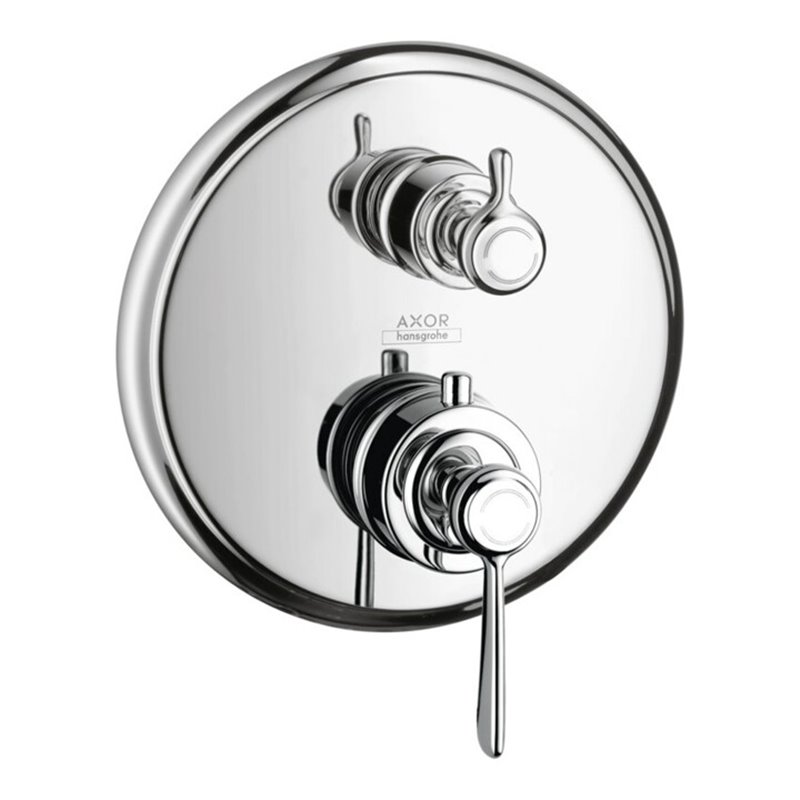 hansgrohe Fertigmontageset Axor Montreux UP-THM, m Ab- + Um-V, Hebel, brush. ni.