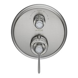 hansgrohe Fertigmontageset Axor Montreux UP-THM, m Ab- + Um-V, Hebel, brush. ni.