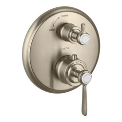 hansgrohe Fertigmontageset Axor Montreux UP-THM, m Ab- + Um-V, Hebel, brush. ni.