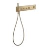 hansgrohe Fertigset ShowerComposition UP-THM, 3 Verbraucher, brushed bronze