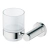 Duravit Glashalter D-Code 11,5x10,2cm, Gl. we. ma, Gl. li, chrom