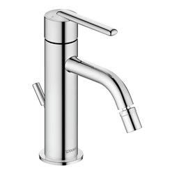 Duravit Bidet-Einhebelmischer Balcoon Ausl. 119mm, m Zugstg. Abl.garn, ch hgl