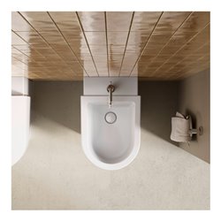 Duravit Bidet-Einhebelmischer Balcoon Ausl. 119mm, m Zugstg. Abl.garn, ch hgl